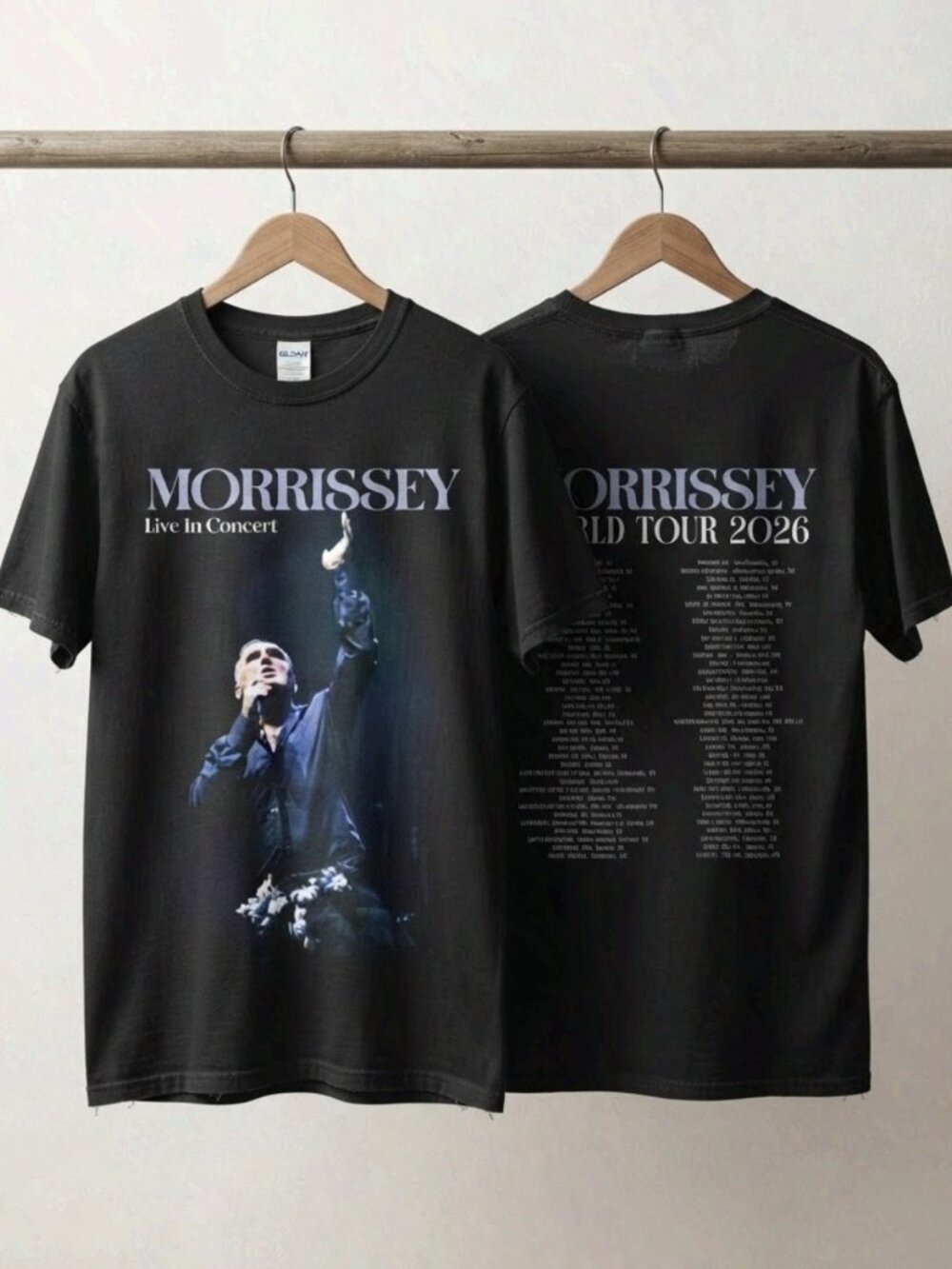 HOT Morrissey World Tour 2026 T Shirt Concert Merch Reprint